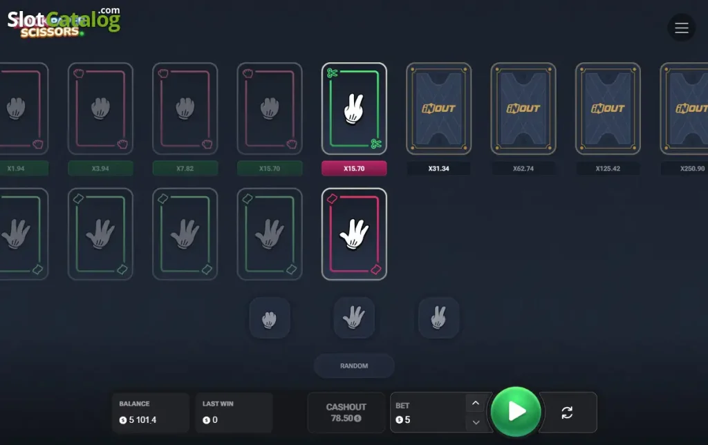 Rock Paper Scissors InOut Games